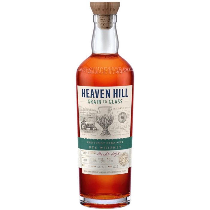 Heaven Hill Grain to Glass Kentucky Straight Rye Whiskey 700ml