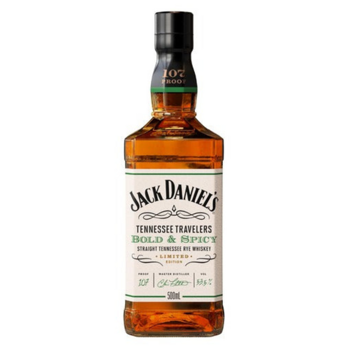 Jack Daniel's Tennessee Travelers Bold & Spicy Straight Rye Whiskey 500ml