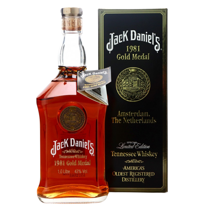 1981 Jack Daniel's Gold Medal Series Tennessee Whiskey 1Lt