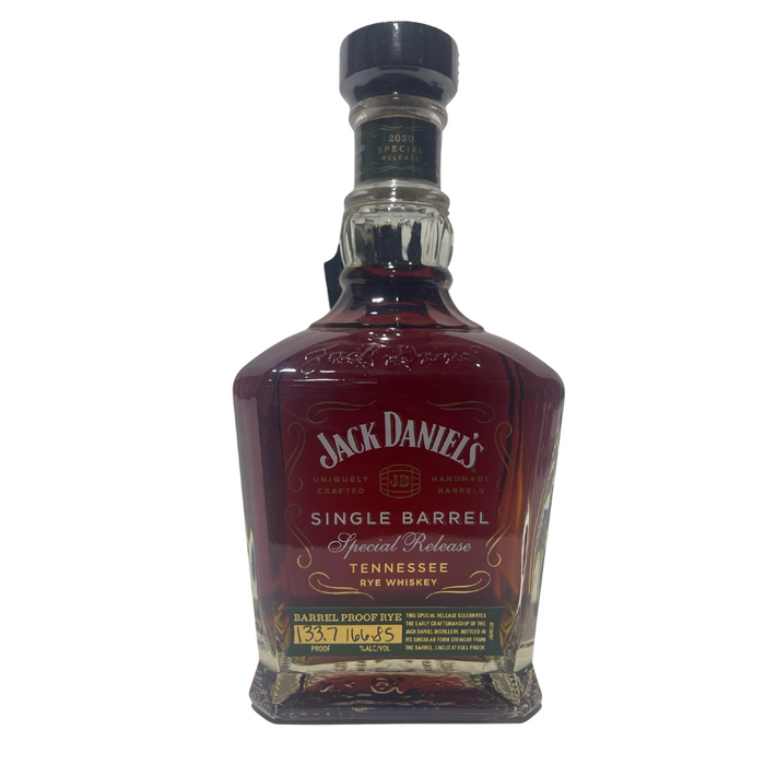 Jack Daniel's Single Barrel Special Release Tennessee Rye Whiskey 133.7 proof