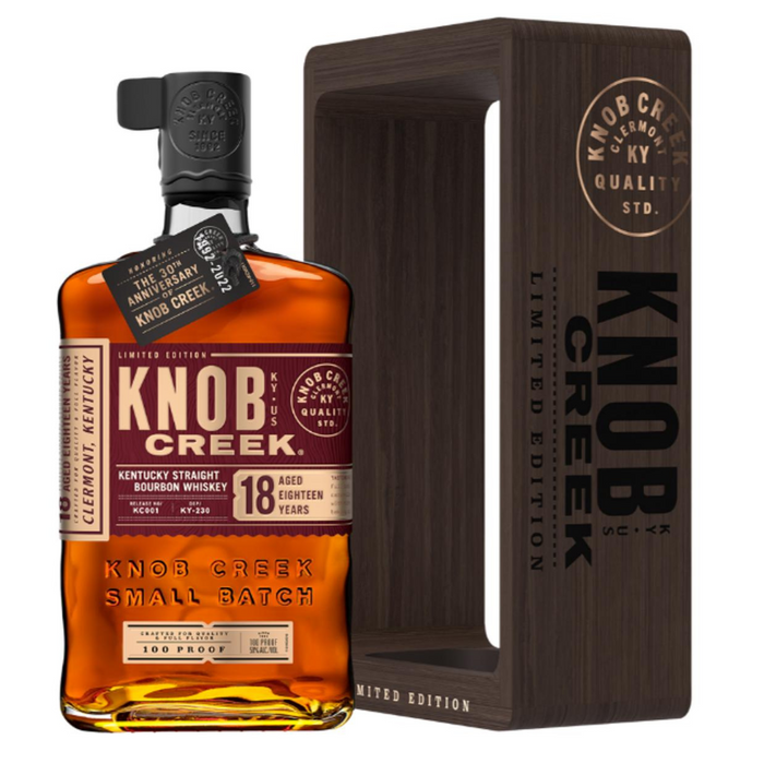 Knob Creek Limited Edition 18 Year Old Kentucky Straight Bourbon Whiskey