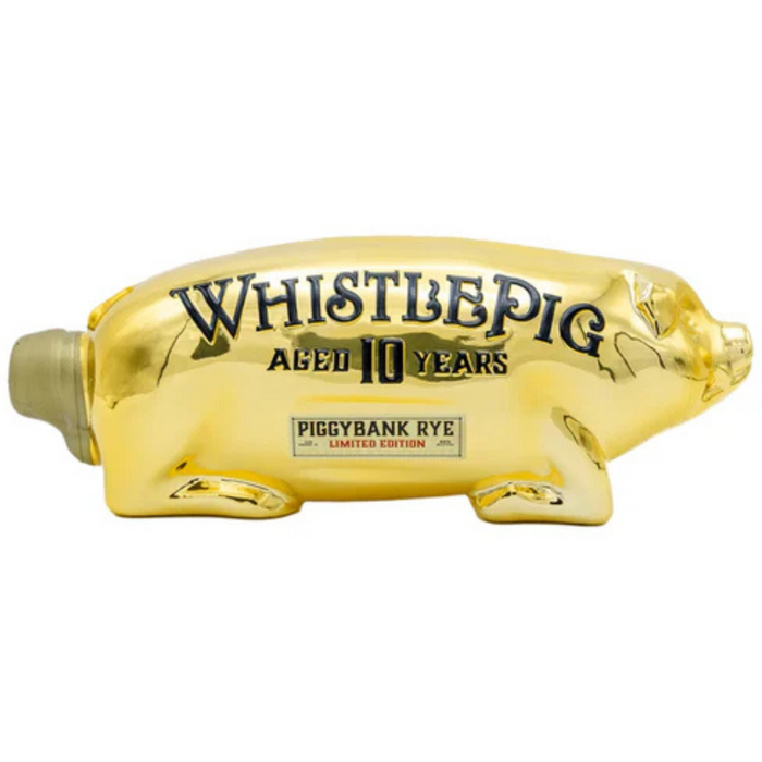 WhistlePig Piggybank Gold Limited Edition 10 Year Old Straight Rye Whiskey 750ml