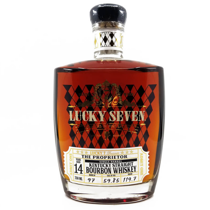 Lucky Seven The Proprietor Single Barrel 14 Year Old Kentucky Straight Bourbon Whiskey