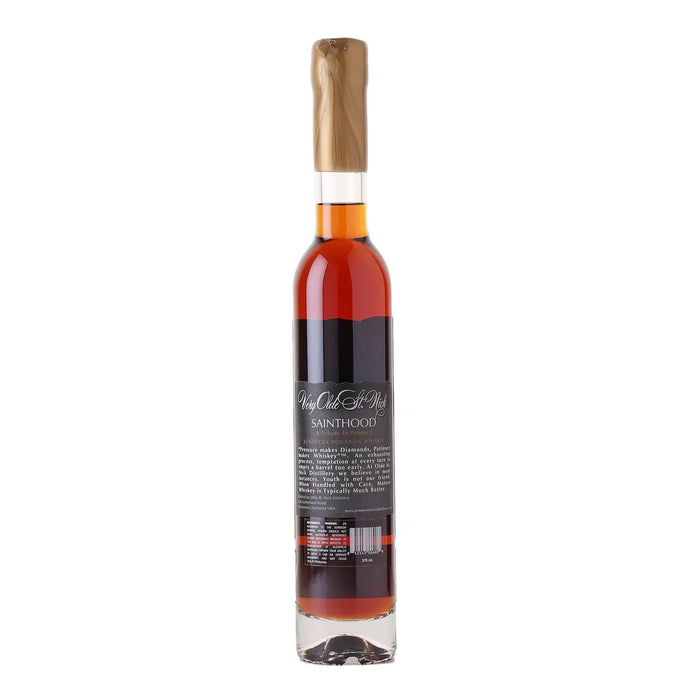 Very Olde St. Nick Sainthood 17 Year Old Bourbon 375ml Back