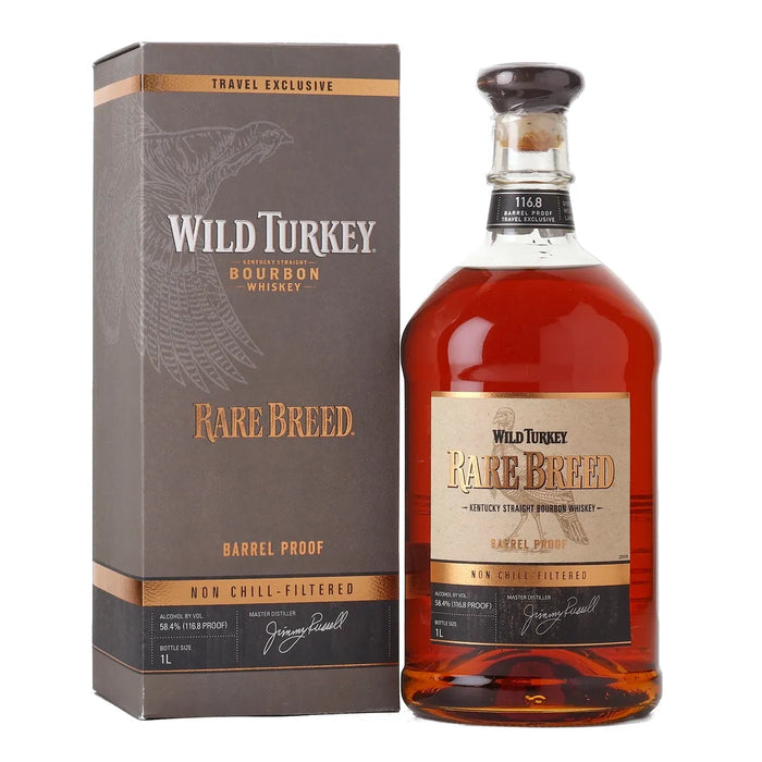 Wild Turkey Rare Breed Barrel Proof Travel Exclusive Bourbon 1Lt