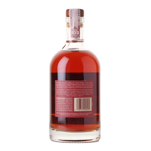 William Heavenhill Small Batch Bottled in Bond 11 Year Bourbon 750ml Back