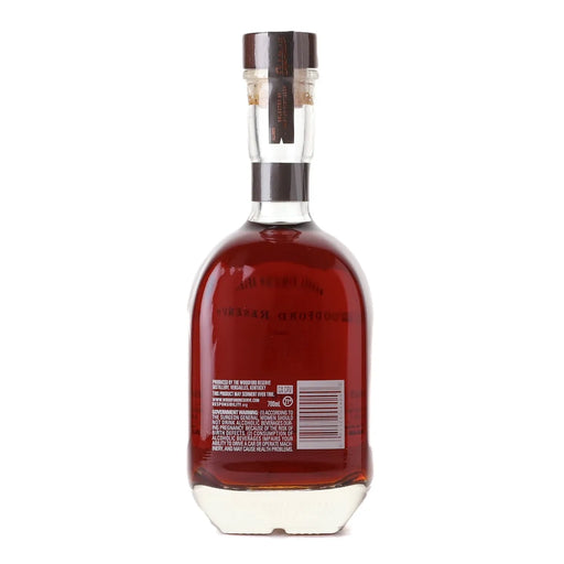 Woodford Reserve Barrel Finish Select Double Double Oaked Kentucky Bourbon 700ml Back