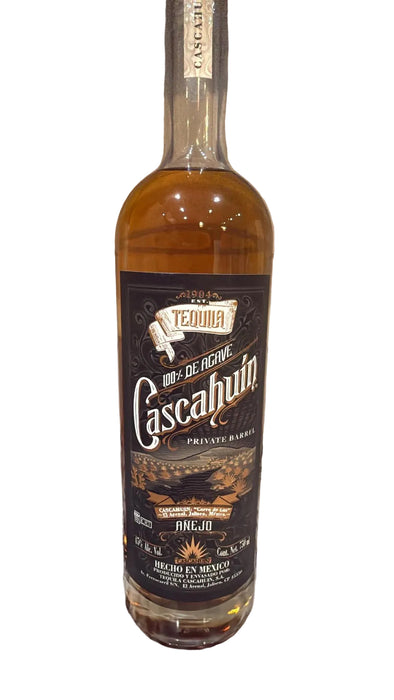 Cascahuin Private Barrel American Oak Aged Anejo Tequila 750ml