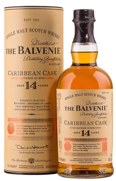 Balvenie Caribbean Cask 14 Year Old Single Malt Scotch Whisky 750ml