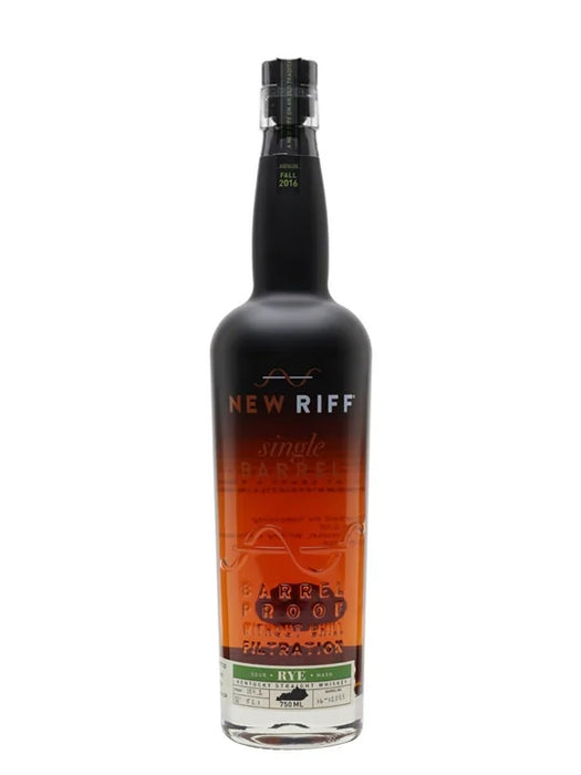 New Riff Single Barrel Straight Rye Whiskey 750ml