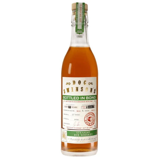Doc Swinson's 7 Year Old Bottled in Bond Straight Rye Whiskey 750ml