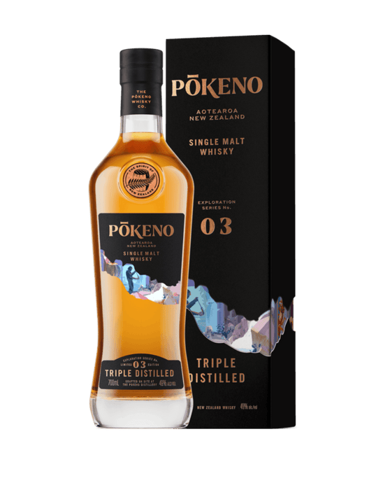 Pokeno Exploration Series No. 3 Triple Distilled Single Malt Whisky 700ml
