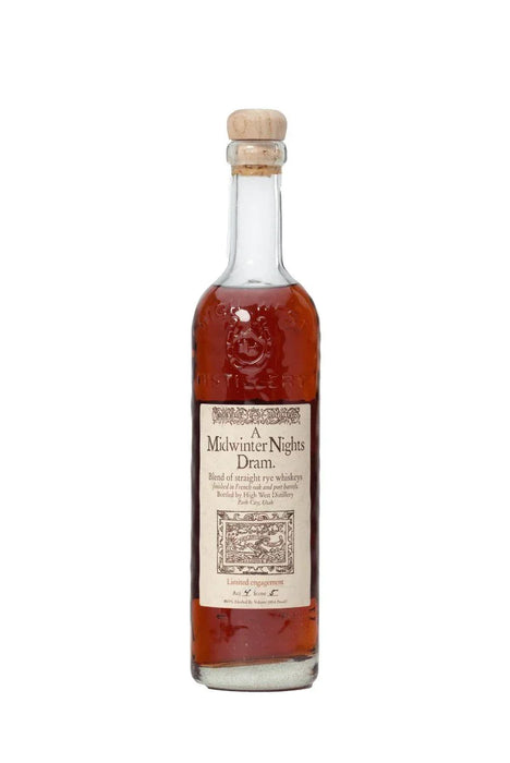 High West A Midwinter Night's Dram Act 7 Straight Rye Whiskey 750ml