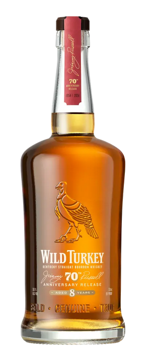 Wild Turkey 70th Anniversary 8 Year Old Kentucky Straight Bourbon Whiskey 750ml