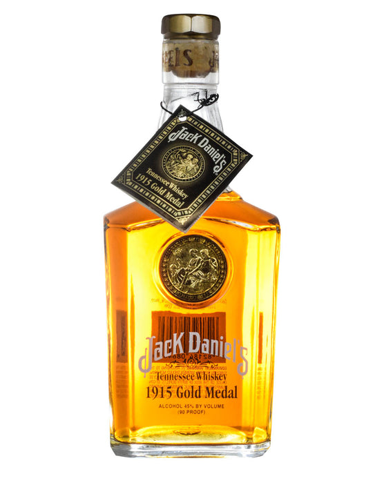 Jack Daniel's Gold Medal Series 1915 London England with Neck Tag