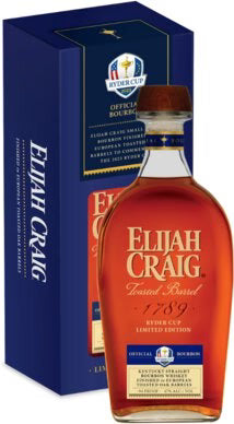 2023 Elijah Craig Ryder Cup Toasted Barrel Straight Bourbon Whisky 750ml