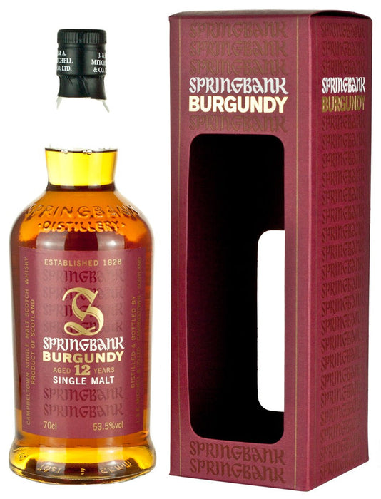 Springbank Burgundy 12 Year Old Single Malt Scotch Whisky