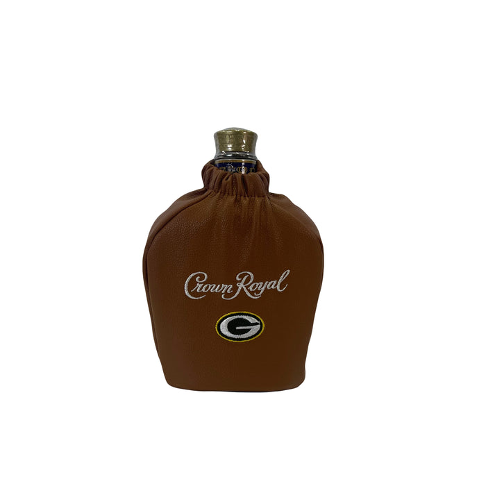 Crown Royal Limited Edition Green Bay Packers Collectible Football Bag Canadian Whisky