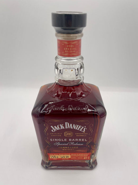 Jack Daniel's Single Barrel Special Release COY HILL Tennessee Whiskey 139.6 Proof Black Ink