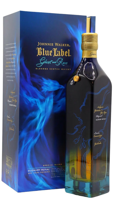 Johnnie Walker Blue Label 'Ghost and Rare' Glenury Royal Blended Scotch Whisky