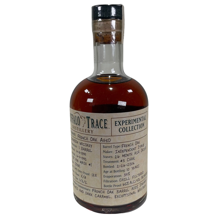 Buffalo Trace Experimental Collection French Oak Barrel Head Aged Rye Bourbon Whiskey