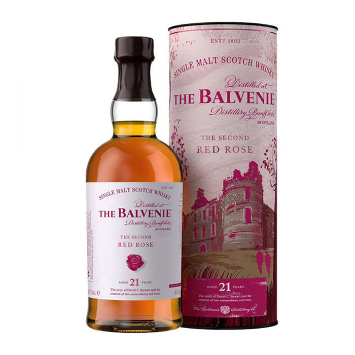 The Balvenie 'The Second Red Rose' 21 Year Old Single Malt Scotch Whisky