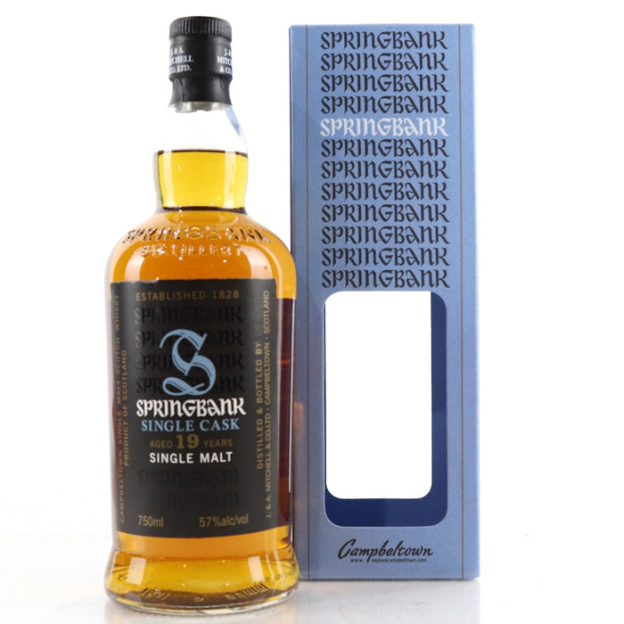 Springbank Single Cask 19 Year Old Single Malt Scotch Whisky 1997