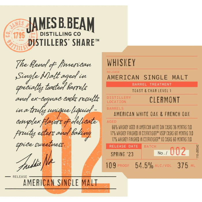 James B. Beam Distiller's Share 02 American Single Malt