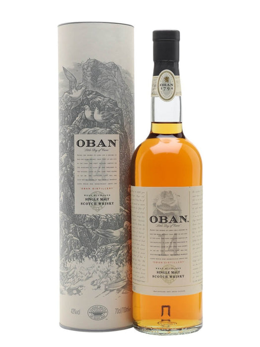 Oban 14 Year Old Single Malt Scotch Whisky 750ml
