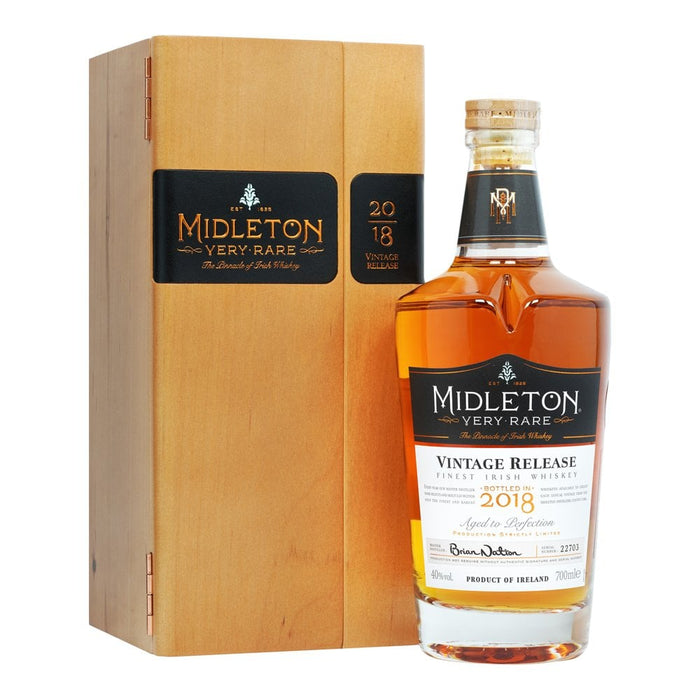 Midleton Very Rare Irish Whiskey Vintage Release 2018 with box