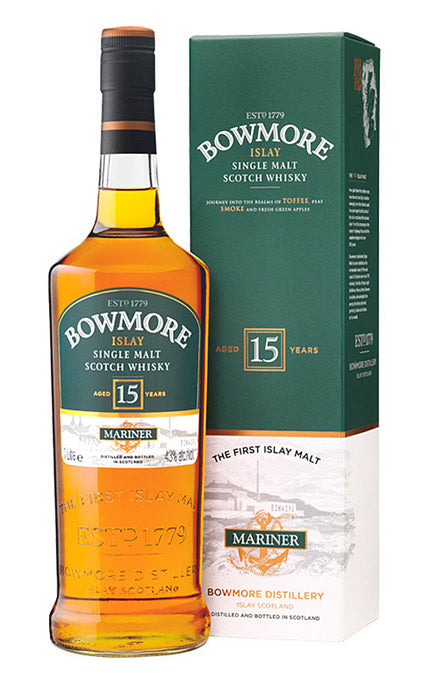 Bowmore Mariner 15 Year Old Single Malt Scotch Whisky 1 Liter
