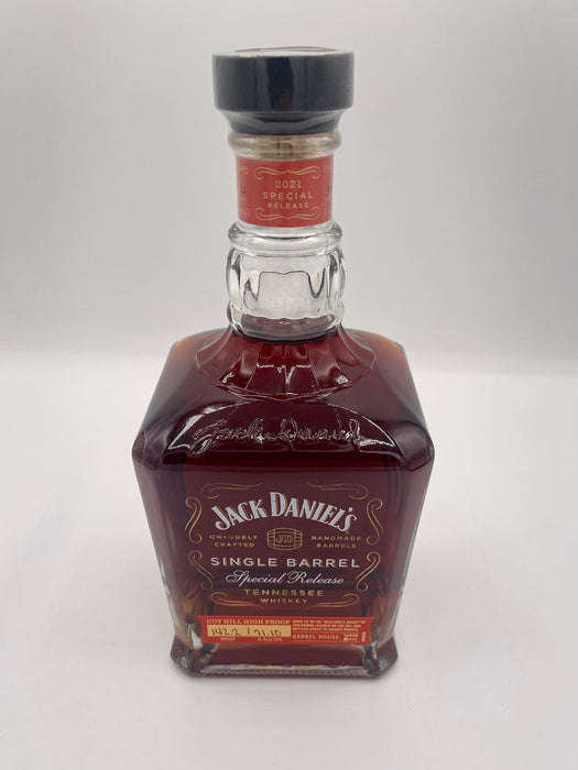Jack Daniel's Single Barrel Special Release COY HILL Tennessee Whiskey 142.2 Proof Red Ink