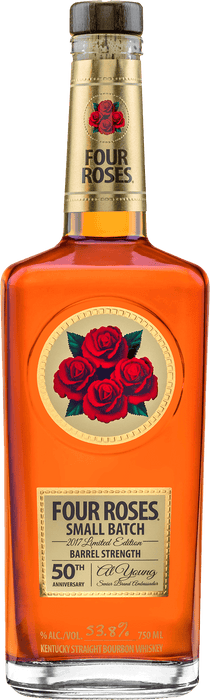 2017 Four Roses 50th Anniversary Al Young Limited Edition Small Batch Barrel Strength Kentucky Straight Bourbon Whiskey