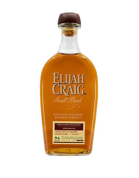 Elijah Craig Small Batch Single Barrel Select Kentucky Straight Bourbon Whisky