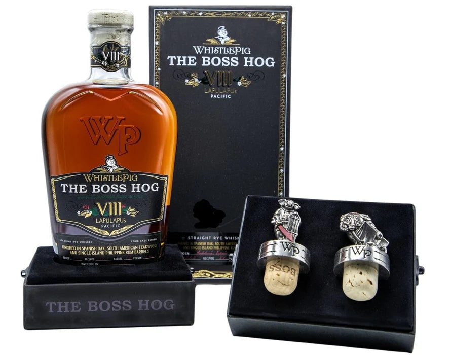 2021 WhistlePig The Boss Hog VIII Lapulapu's Pacific The One That Made It Around The World Straight Rye Whiskey 750ml