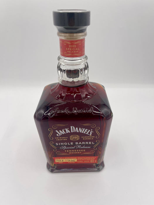 Jack Daniel's Single Barrel Special Release COY HILL Tennessee Whiskey 143.3 Proof Black Ink
