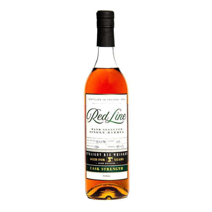 Red Line 6 Year Old Cask Strength Single Barrel Straight Rye Whiskey 750ml
