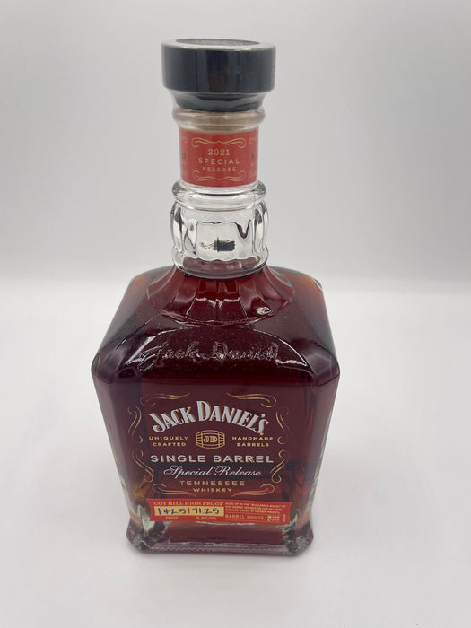 Jack Daniel's Single Barrel Special Release COY HILL Tennessee Whiskey 142.5 Proof Blue Ink