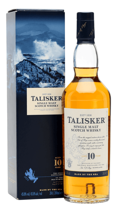 Talisker 10 Year Old Single Malt Scotch Whisky 1 Liter