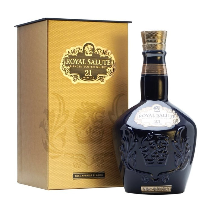 Chivas Regal Royal Salute 'The Sapphire Flagon' 21 Year Old Scotch Whisky 700ml
