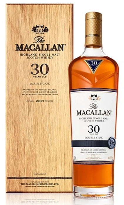 Macallan Double Cask 30 Year Old Single Malt Scotch Whisky