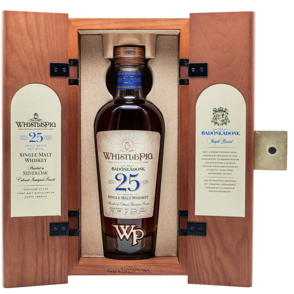 WhistlePig 'The Badonkadonk' 25 Year Old Single Malt Whiskey