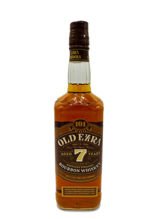 Old Ezra Brooks 7 Years Old Barrel Strength Kentucky Straight Bourbon Whiskey (Old Bottling)
