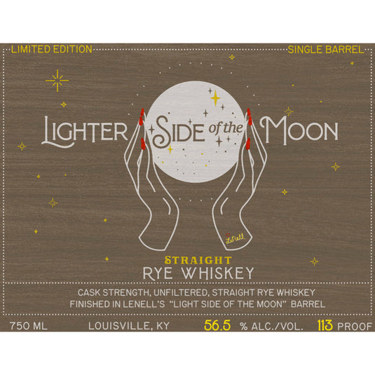 LeNell Lighter Side of the Moon Straight Rye Whiskey