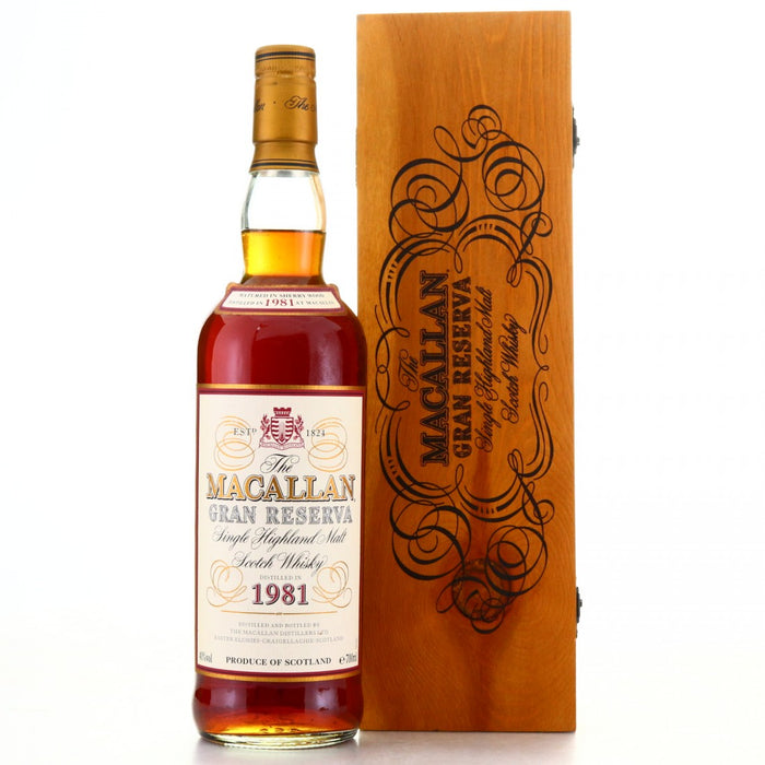 1981 Macallan Gran Reserva Single Malt Scotch Whisky