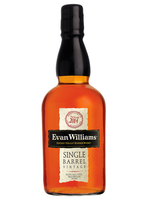 Evan Williams Single Barrel Vintage Straight Bourbon Whiskey 2014