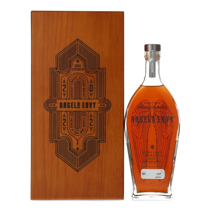 2022 Angel's Envy Cask Strength Port Wine Barrel Finish Kentucky Straight Bourbon Whiskey 750ml