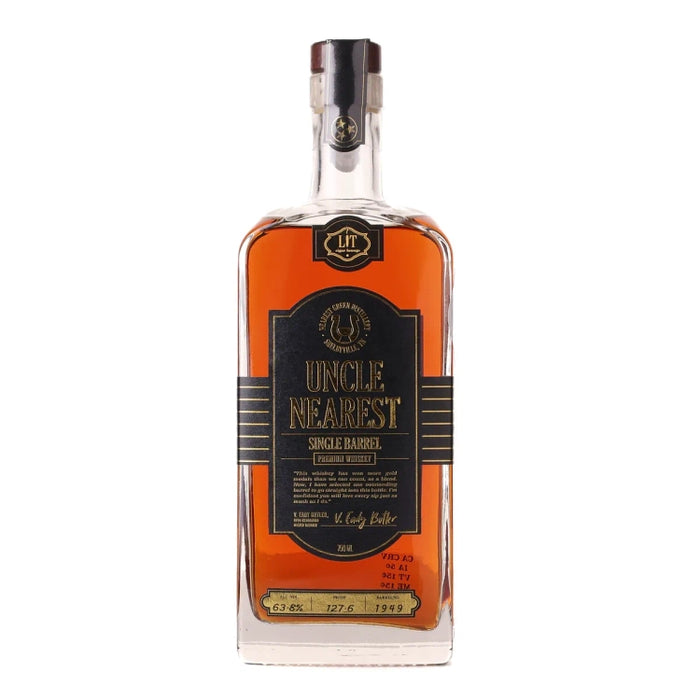 Uncle Nearest Premium Whiskey Lit Cigar Lounge Private Barrel Selection 750ml