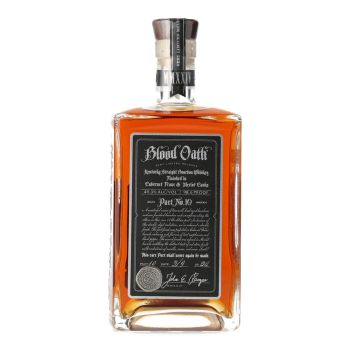 Blood Oath Pact No. 10 Kentucky Straight Bourbon Whiskey 750ml