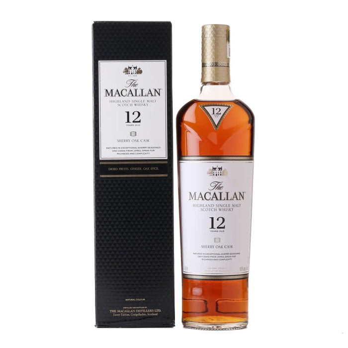 Macallan 12 Year Old Sherry Oak Single Malt Scotch Whisky 750ml